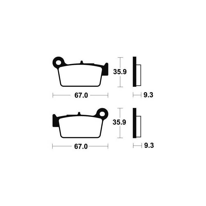 MR290 Sports Sintered Brake Pads