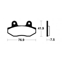 Organic Brake Pads MA314