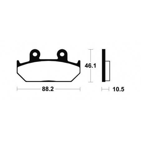 Sintered MF147 Brake Pads
