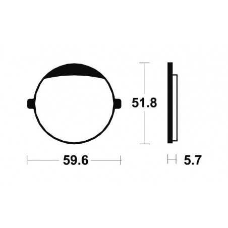 TECNIUM Pastillas de freno orgánicas MA199 381990