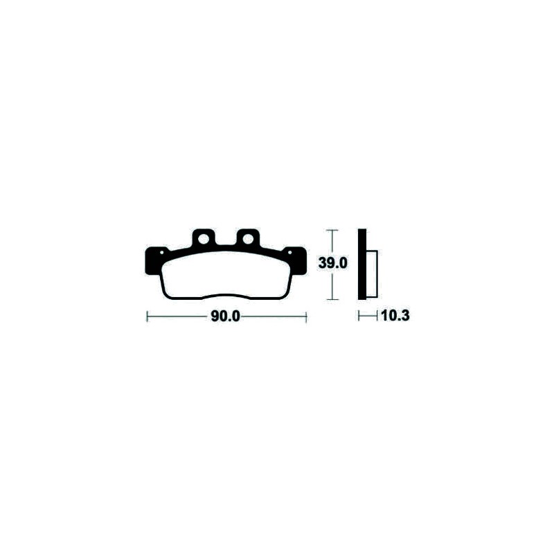 Organic Scooter Brake Pads ME375