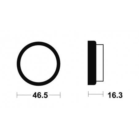 Sintered MOR76 Brake Pads