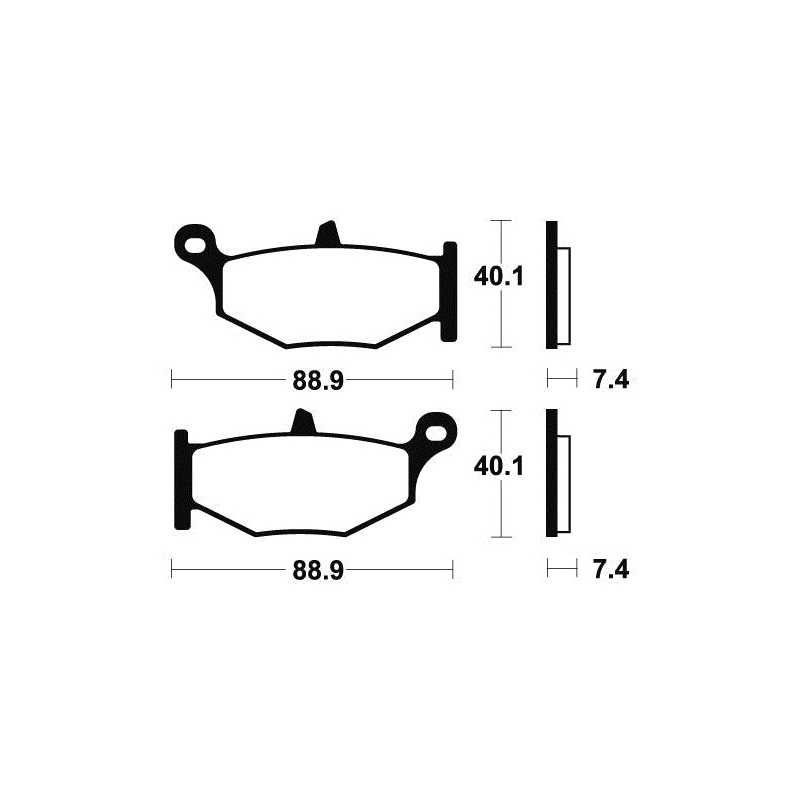 Sintered Brake Pads MR333