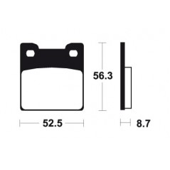 Organic Brake Pads MA201