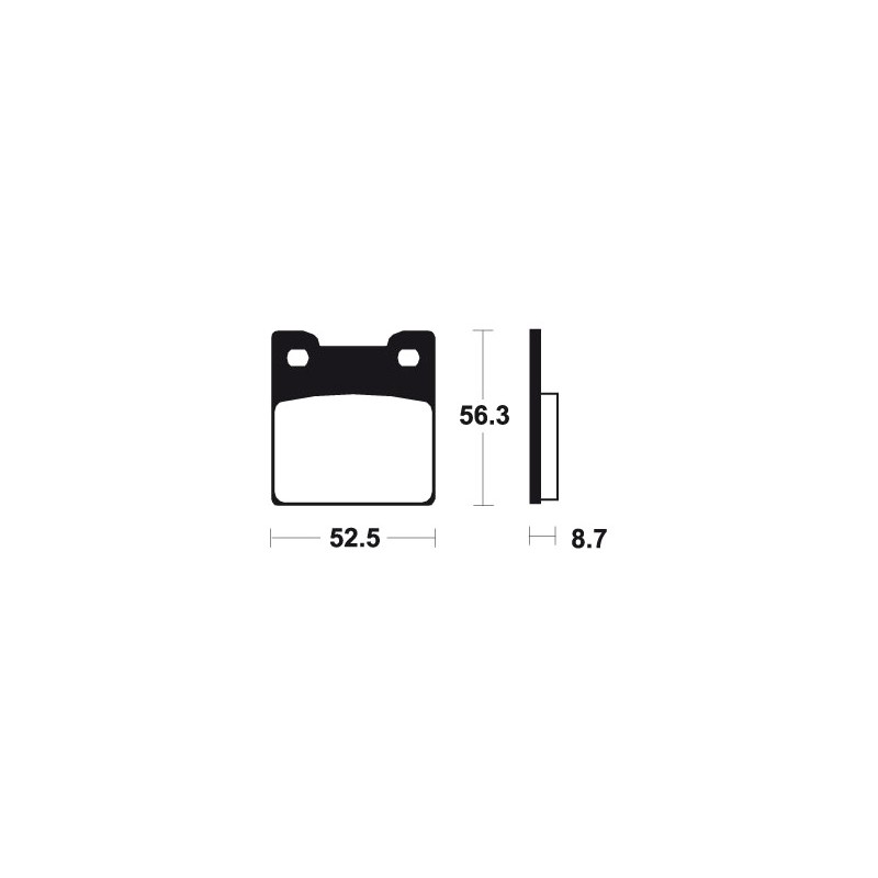 Organic Brake Pads MA201