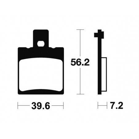 Organic Brake Pads MA324