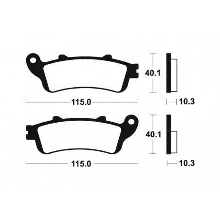 Sintered MR380 Brake Pads
