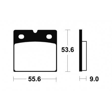 TECNIUM Pastillas de freno sinterizadas MR6 380062