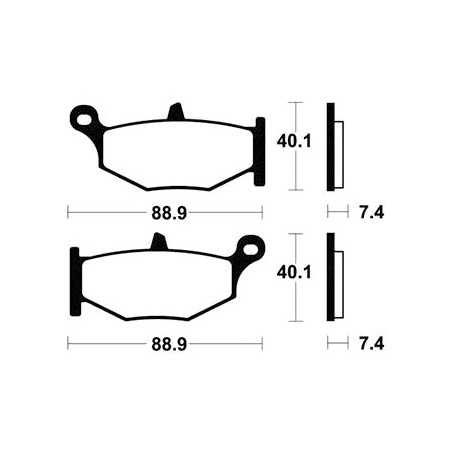 Organic Brake Pads MA333