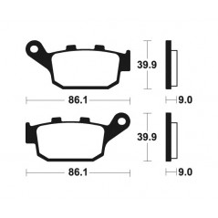 Sintered MR381 Brake Pads