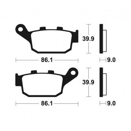 Sintered MR381 Brake Pads