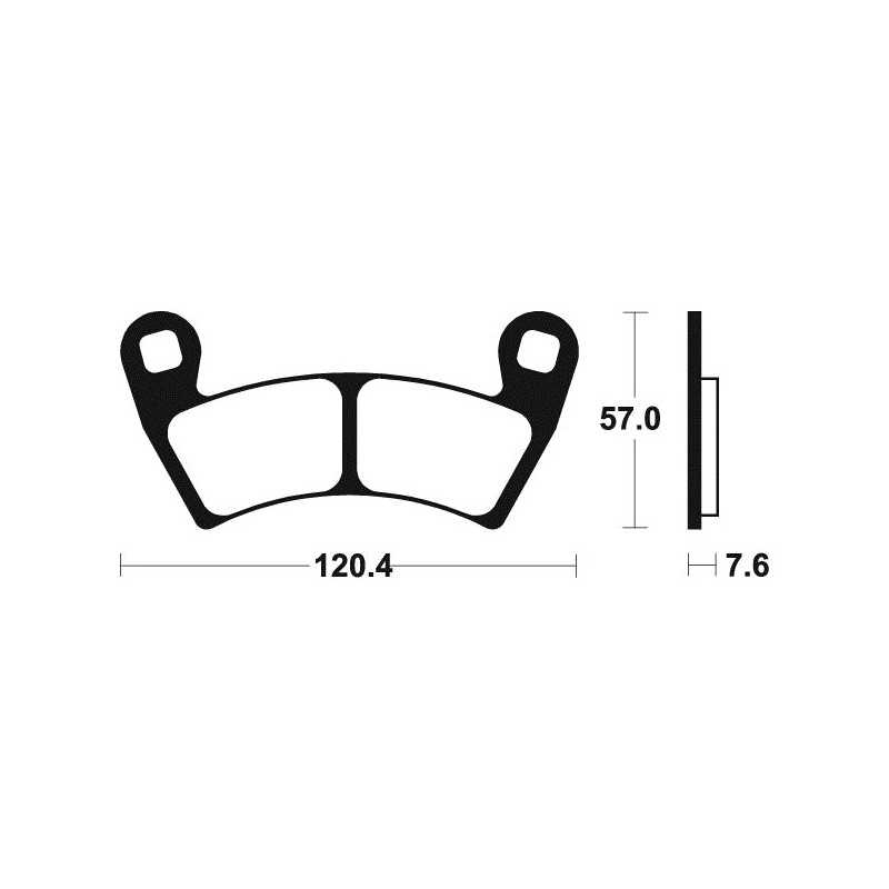 Sintered Brake Pads MO397