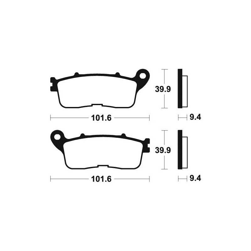Sintered MR392 Brake Pads