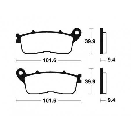 Sintered MR392 Brake Pads