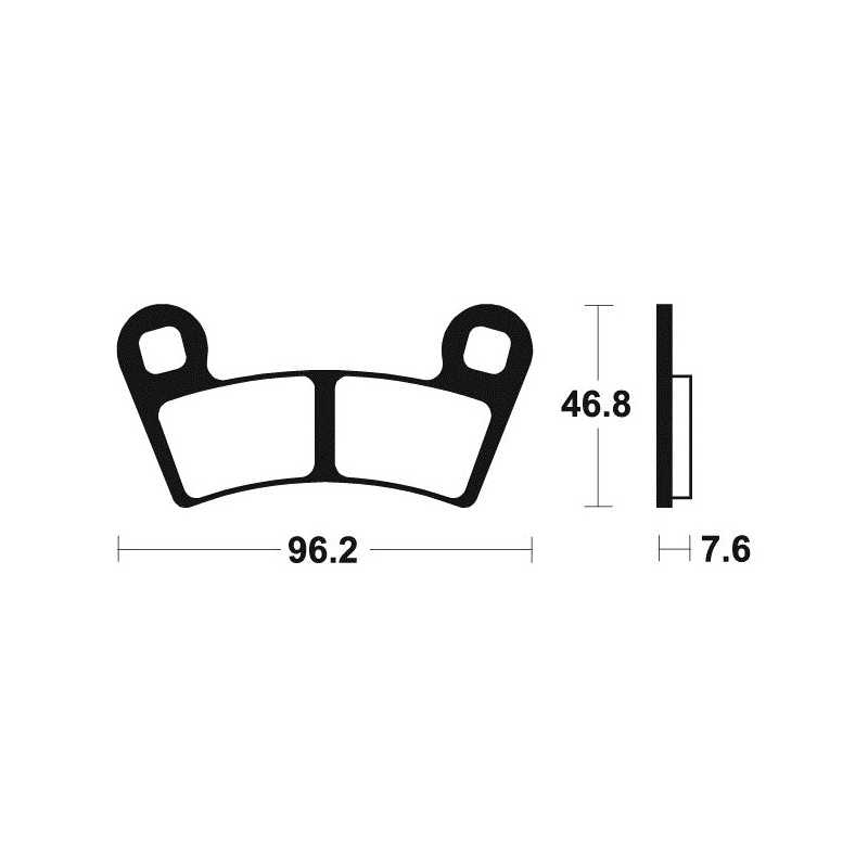 Sintered Brake Pads MO398