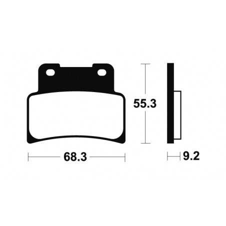 Organic Brake Pads MA344