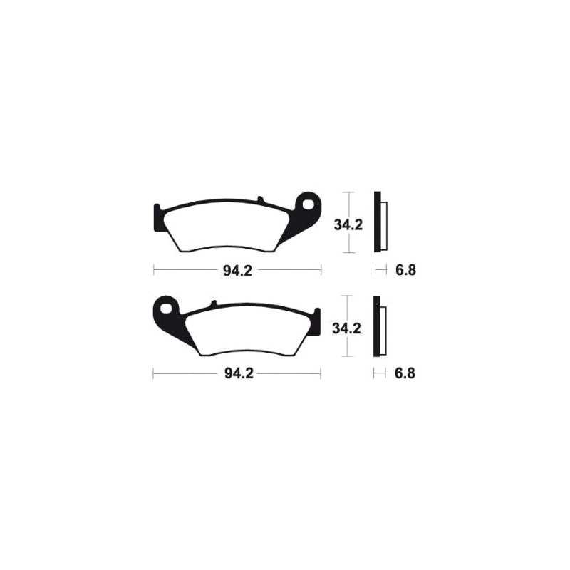 Sintered brake pads MO194