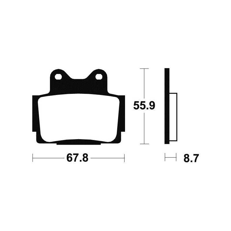 Sintered MR70 Brake Pads