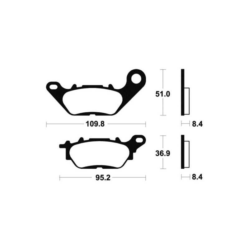Organic Brake Pads MA358