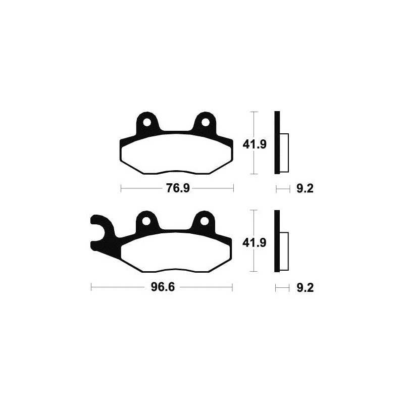 Organic Brake Pads MA213