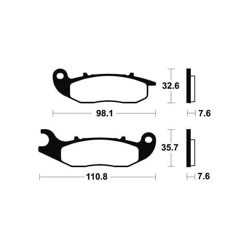 Organic Brake Pads MA359