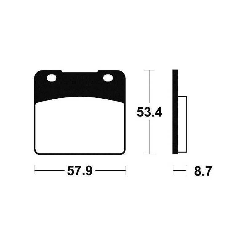 Sintered MR77 Brake Pads