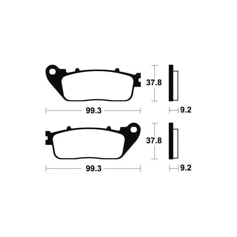 Organic Brake Pads MA362