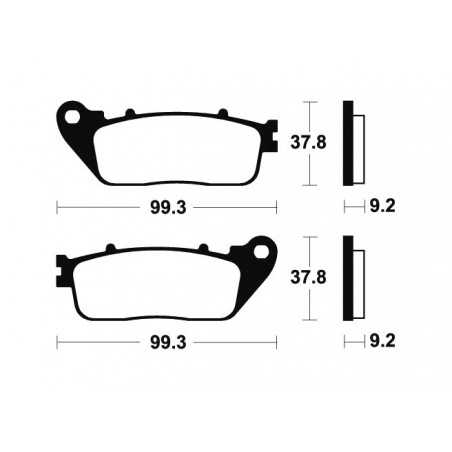 Organic Brake Pads MA362