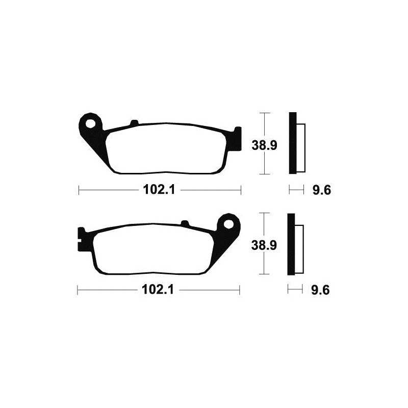 Sintered MF200 Brake Pads
