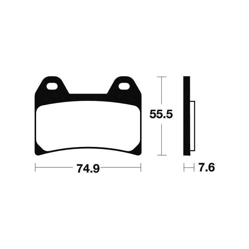 Organic Brake Pads MA227