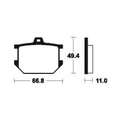 Organic MA7 Brake Pads