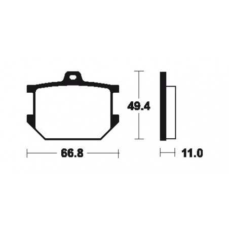 Organic MA7 Brake Pads