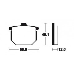 Organic MA8 Brake Pads