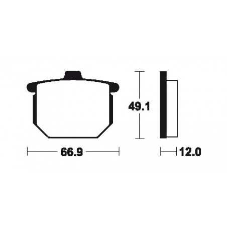 Organic MA8 Brake Pads