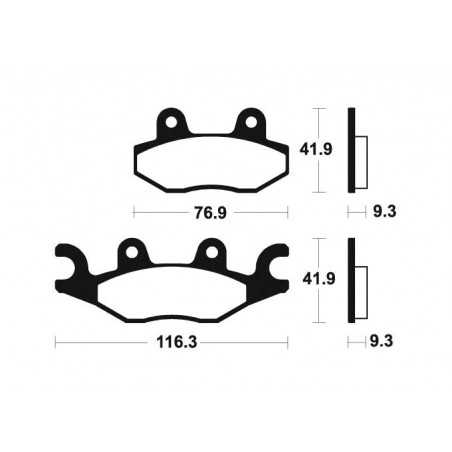 Organic Brake Pads MA378