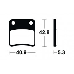 Organic Brake Pads MA379