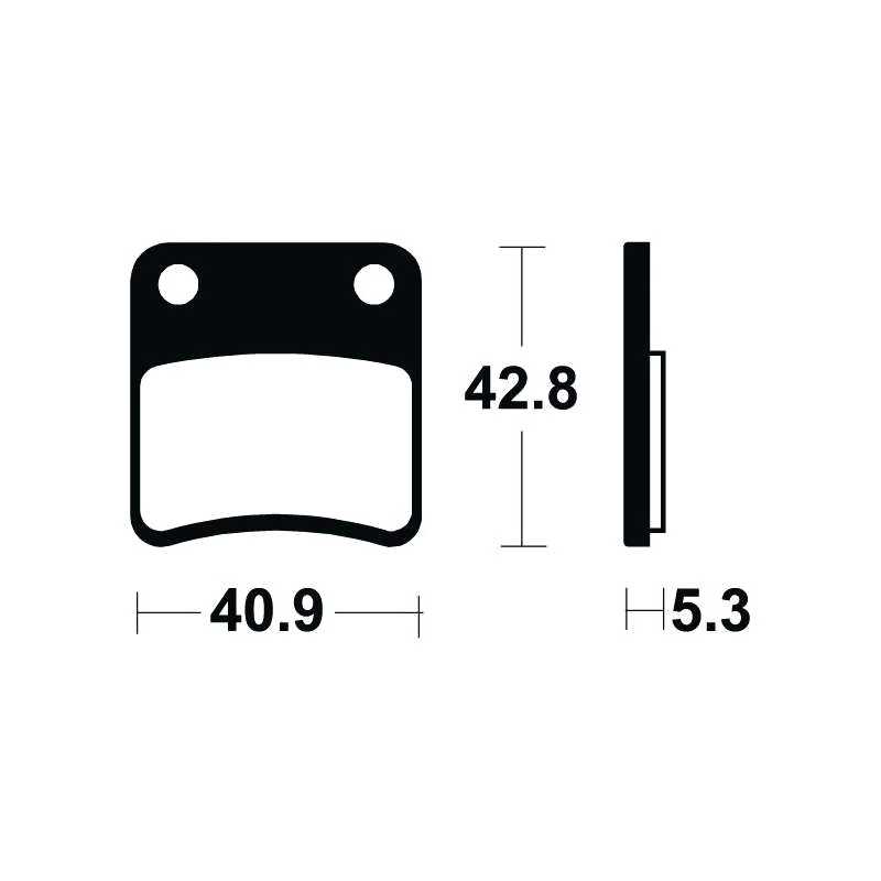 Organic Brake Pads MA379