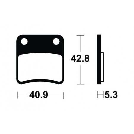Organic Brake Pads MA379
