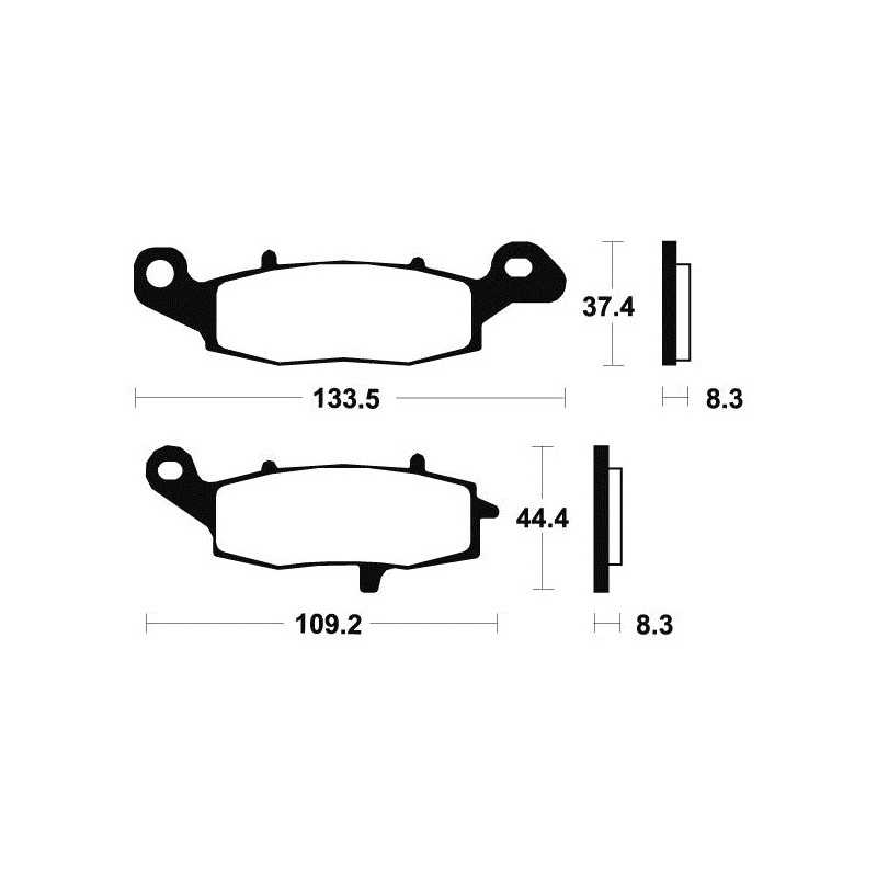 Sintered MF205 Brake Pads