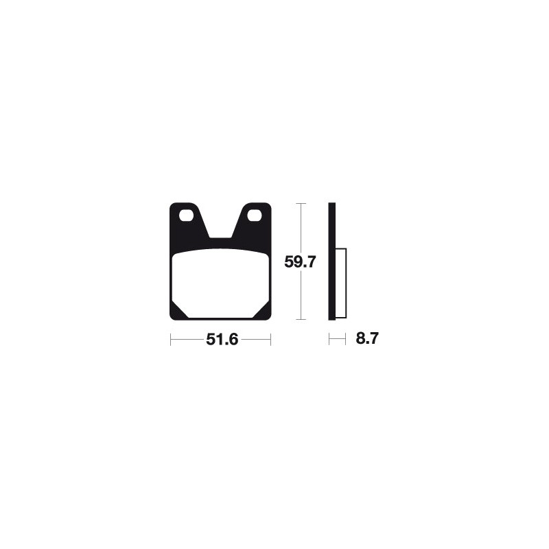 Organic Brake Pads MA233