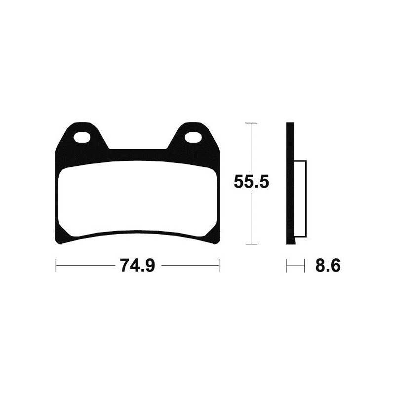 Sintered MF206 Brake Pads