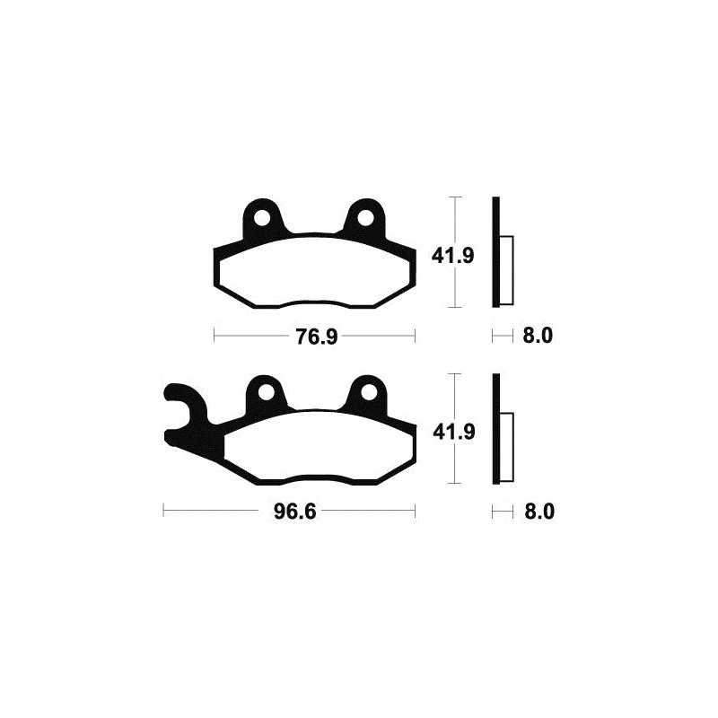 Sintered Brake Pads MR111