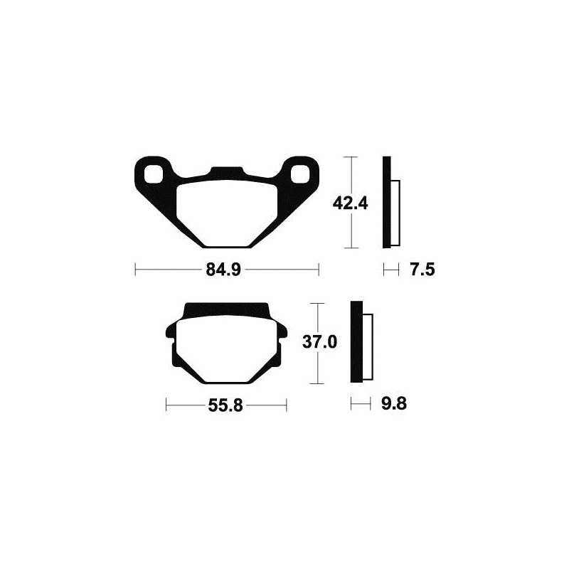 Sintered MF46 Brake Pads