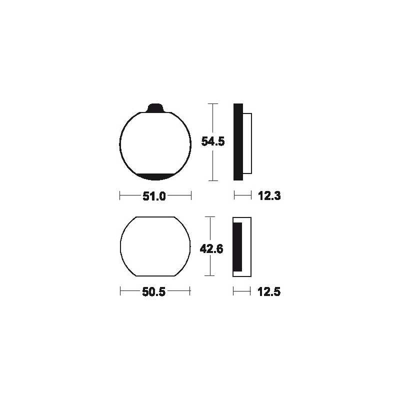 Organic Brake Pads MA11