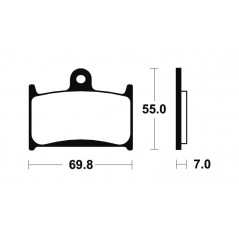 Sintered MF214 Brake Pads