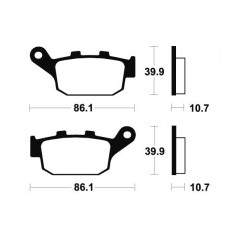 Sintered MR114 Brake Pads