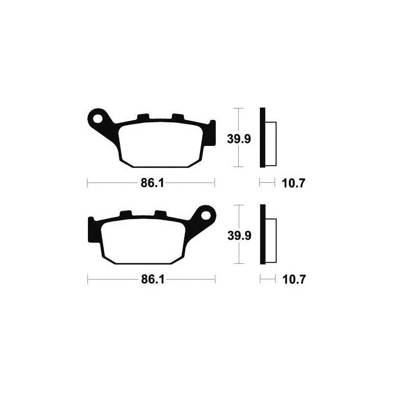 Sintered MR114 Brake Pads