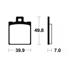 Organic Brake Pads MA237