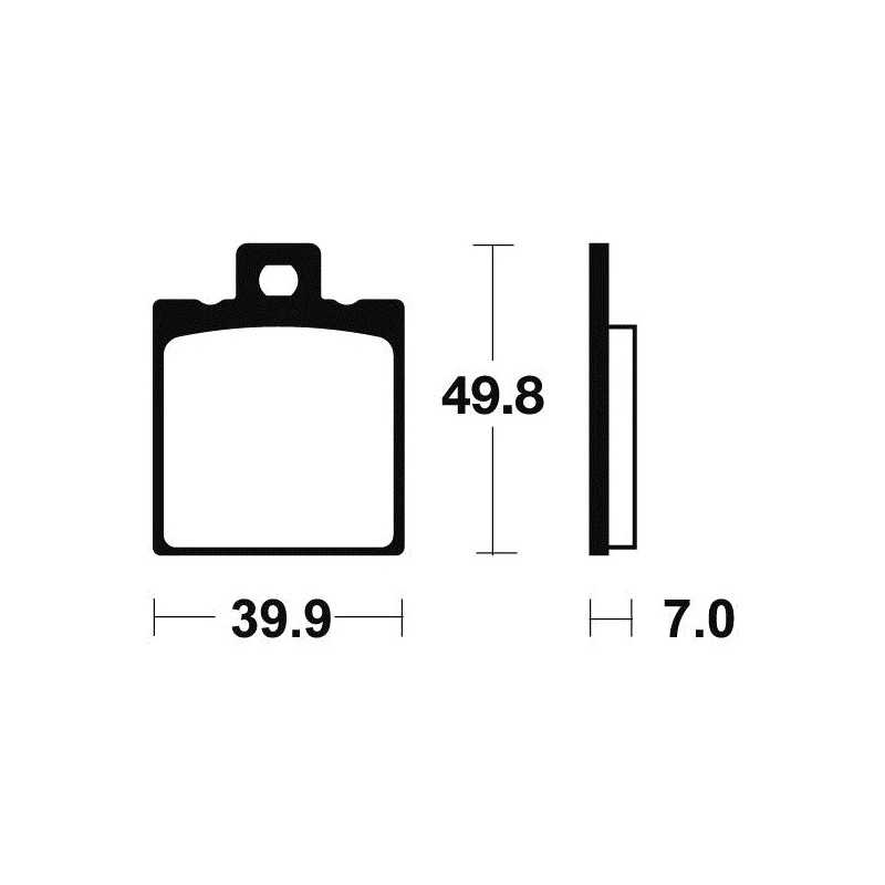 Organic Brake Pads MA237