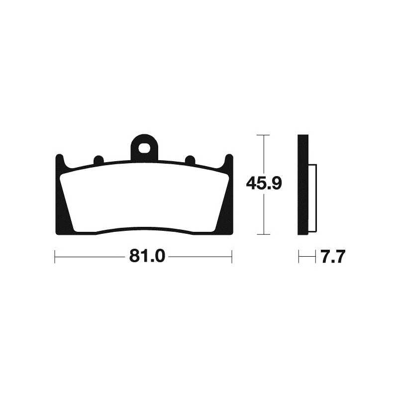 Organic Brake Pads MA243